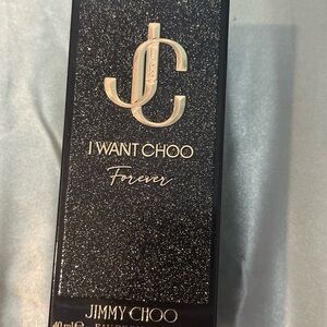 Jimmy Choo Black and Gold Glitter Perfume Box